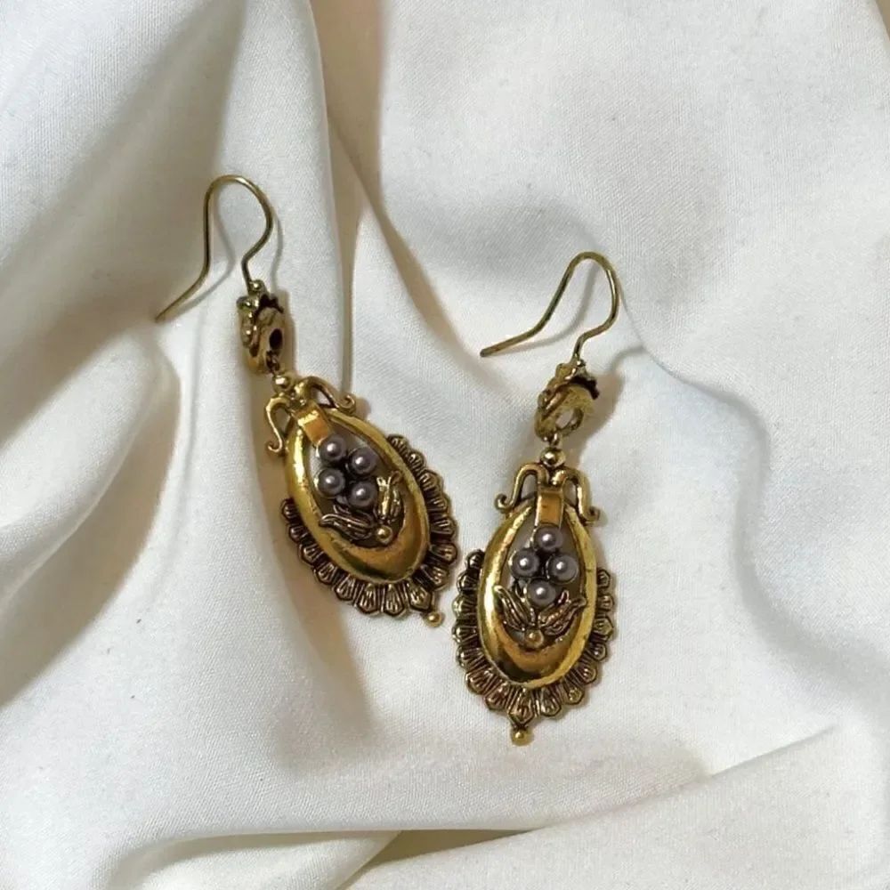 Retro dangle earrings M189